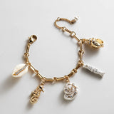 Salt Air Charm Bracelet - Gold