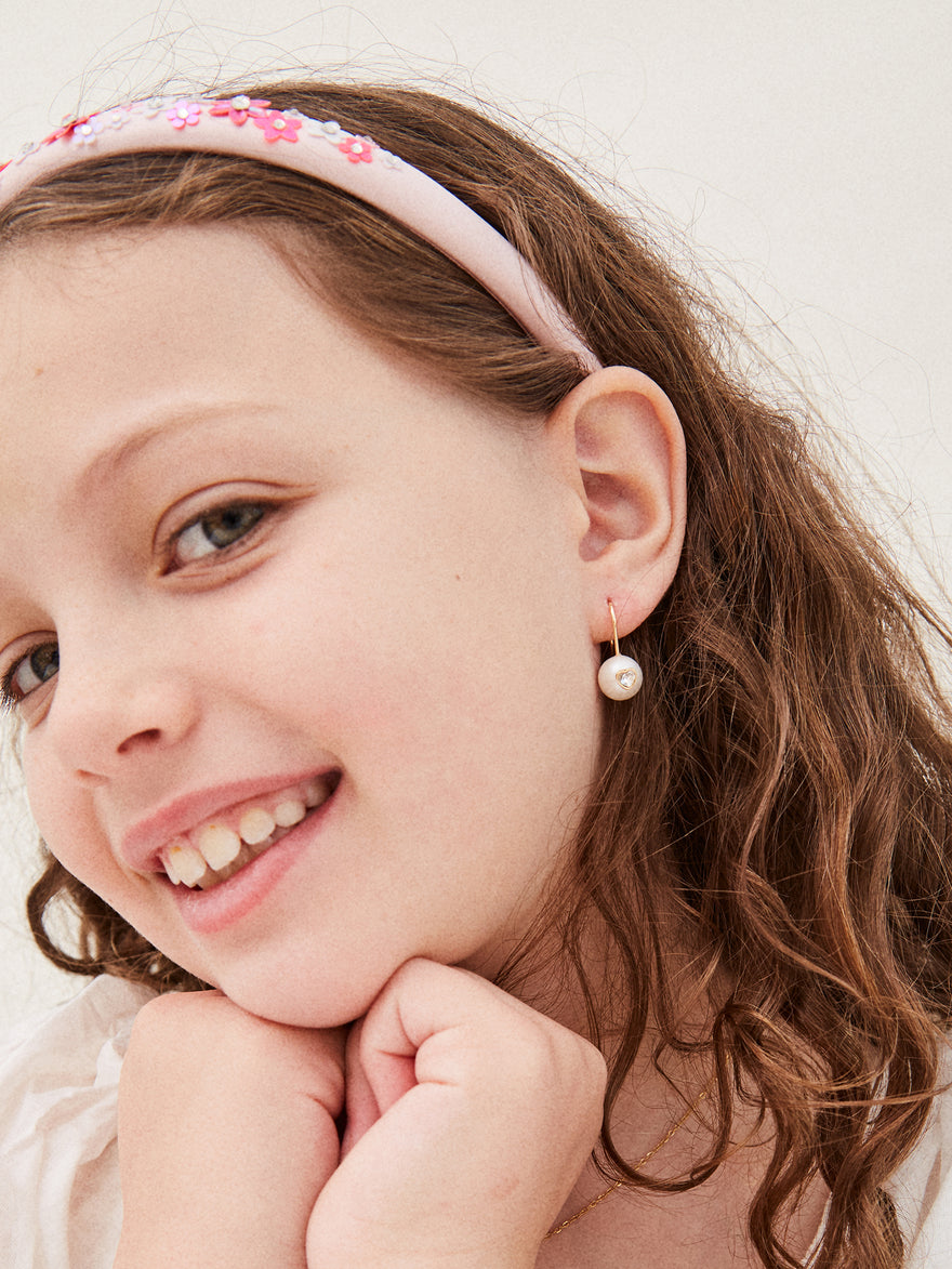 McKenna Kids' Earrings - Pearl