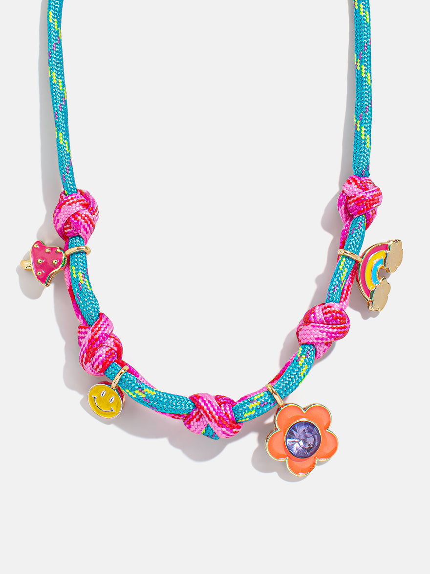 Knotty But Nice Kids Charm Necklace - Flower