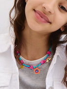 Knotty But Nice Kids Charm Necklace - Flower