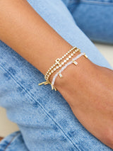 BaubleBar Crystal Beaded Bracelet - White - 
    Big Summer Kickoff
  
