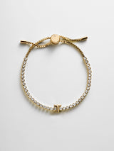 BaubleBar T - 
    Personalized Gold Initial Tennis Bracelet
  
