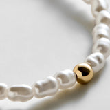 Ginnie Pearl Bracelet - Single Gold