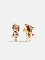 BaubleBar Disney Pixar Slinky Dog Earrings - Gold/Pavé - 
    Gold Toy Story earrings 
  
