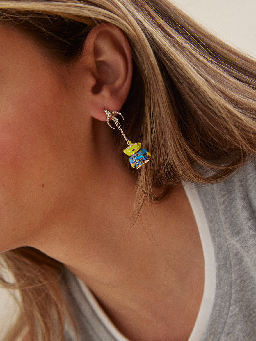 Disney Pixar Mismatched Alien Earrings - Alien