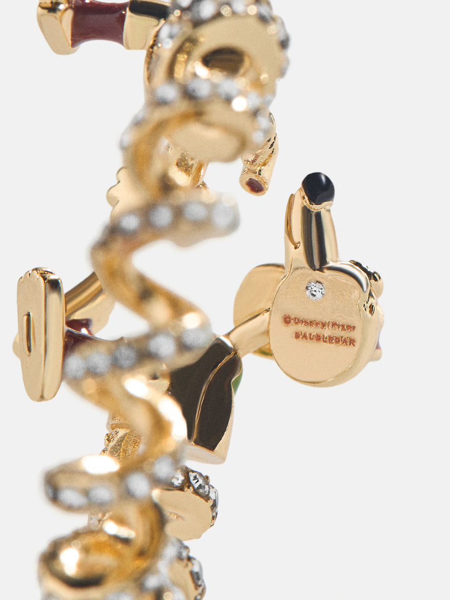 Disney Pixar Slinky Dog Cuff Ring - Gold/Pavé