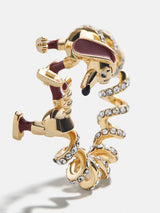 BaubleBar Disney Pixar Slinky Dog Cuff Ring - Gold/Pavé - 
    Statement Toy Story ring
  
