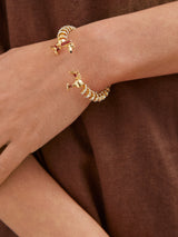 BaubleBar Disney Pixar Slinky Dog Open Cuff Bracelet - Gold/Pavé - 
    Gold Toy Story bracelet
  
