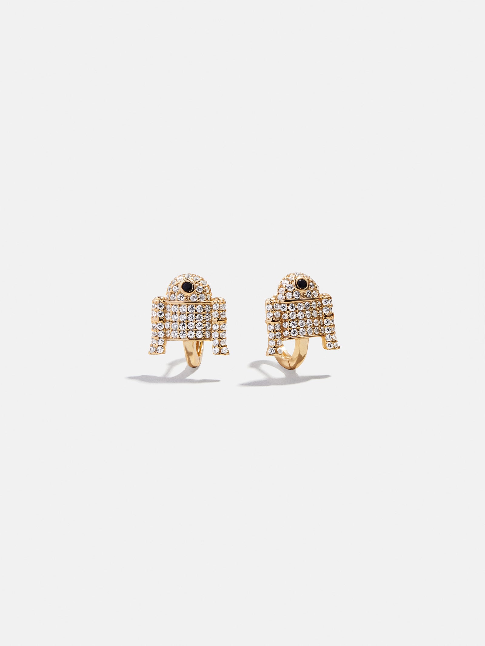 STAR WARS™ R2-D2™ 14K Gold Plated Sterling Silver Earrings - R2-D2