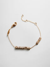 BaubleBar 14K Gold/Pavé Custom Block Multi Name Bracelet - 2 Names - 
    Personalized stacking bracelet
  
