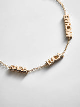 BaubleBar 14K Gold Custom Block Multi Name Bracelet - 3 Names - 
    Personalized stacking bracelet
  

