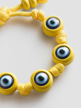 BaubleBar Knotty Good Eye Cord Bracelet  - Yellow - 
    Evil Eye bracelet 
  
