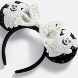 Disney Minnie Mouse Ghost Halloween Ears Headband