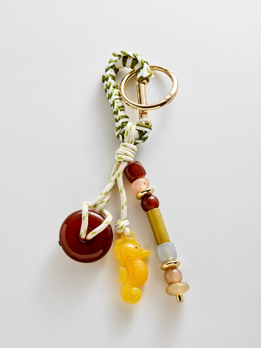 Sea Breeze Bag Charm - Seahorse