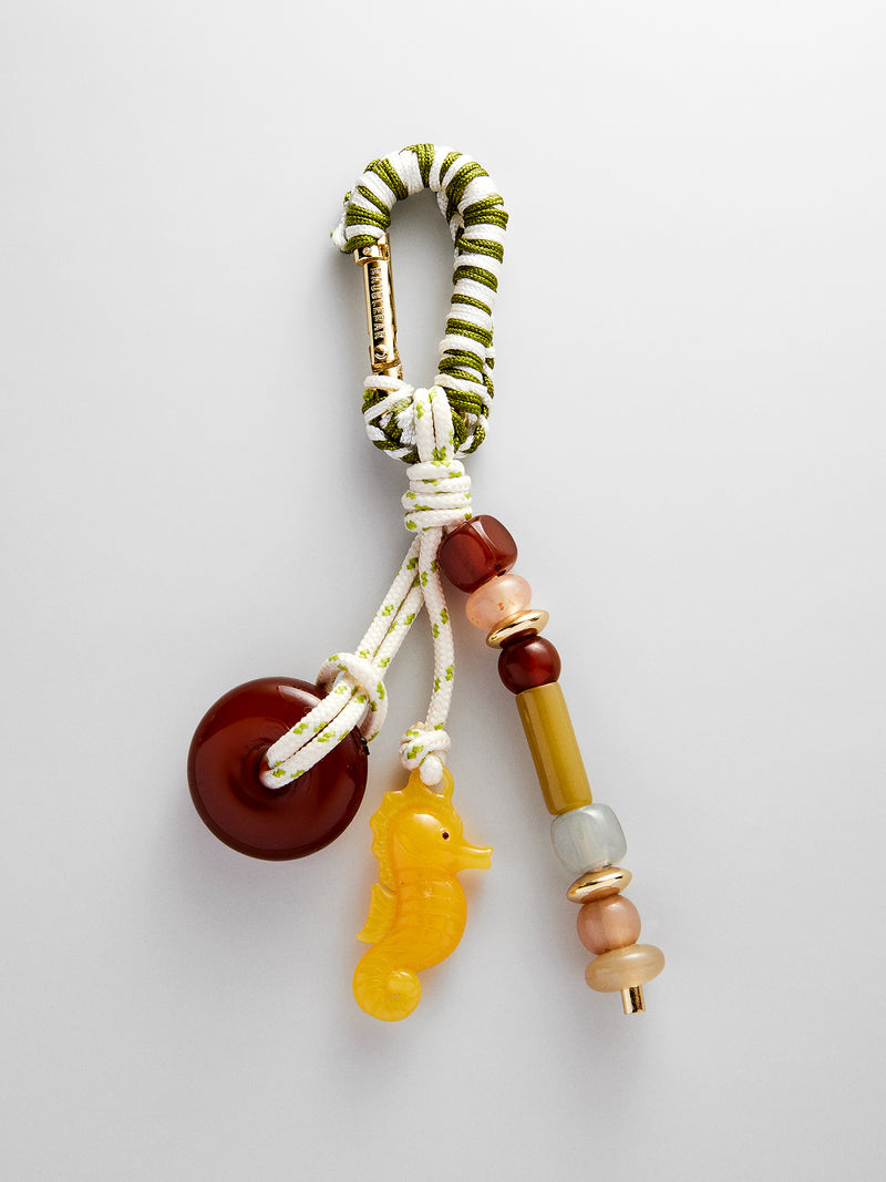 Sea Breeze Bag Charm - Seahorse