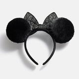 Disney Minnie Mouse Spider Web Halloween Ears Headband