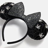 Disney Minnie Mouse Spider Web Halloween Ears Headband