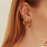 University of Miami Slogan Earring Set - University of Miami