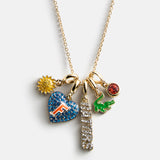 University of Florida Cluster Charm Necklace - University of Florida