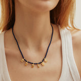 University of Michigan Delicate Beaded Necklace - University of Michigan