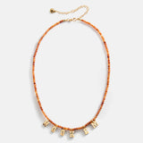 University of Texas at Austin Delicate Beaded Necklace - University of Texas at Austin