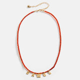 University of Georgia Delicate Beaded Necklace - University of Georgia
