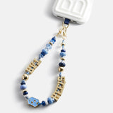 University of North Carolina Beaded Bandana Phone Charm - University of North Carolina