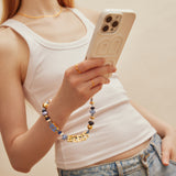 University of North Carolina Beaded Bandana Phone Charm - University of North Carolina
