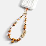 University of Texas at Austin Beaded Bandana Phone Charm - University of Texas at Austin