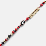 University of Georgia Beaded Bandana Phone Charm - University of Georgia