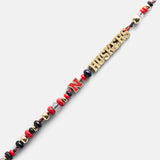 University of Nebraska Beaded Bandana Phone Charm - University of Nebraska