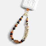 Oklahoma State University Beaded Bandana Phone Charm - Oklahoma State University