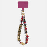 University of Arkansas Beaded Bandana Phone Charm - University of Arkansas