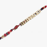 University of Arkansas Beaded Bandana Phone Charm - University of Arkansas