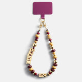 Florida State University Beaded Bandana Phone Charm - Florida State University