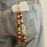 Florida State University Beaded Bandana Phone Charm - Florida State University