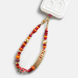 Virginia Tech University Beaded Bandana Phone Charm - Virginia Tech University
