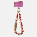 Virginia Tech University Beaded Bandana Phone Charm - Virginia Tech University