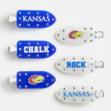 University of Kansas Creaseless Hair Clip Set - University of Kansas