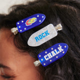 University of Kansas Creaseless Hair Clip Set - University of Kansas