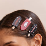 University of Arkansas Creaseless Hair Clip Set - University of Arkansas