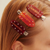 Virginia Tech University Creaseless Hair Clip Set - Virginia Tech University