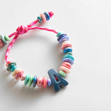 Make Waves Initial Bracelet - Multi/Navy