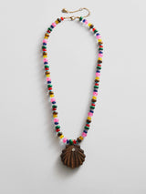 BaubleBar Sun Drift Semi-Precious Pendant Necklace - Seashell - 
    Beaded necklace
  
