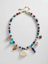 BaubleBar Maui Charm Necklace - Multi - 
    Multicolored beaded necklace
  
