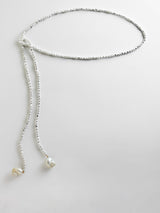 BaubleBar Santana Shell Belly Chain - Pearl - 
    Pearl waist chain 
  
