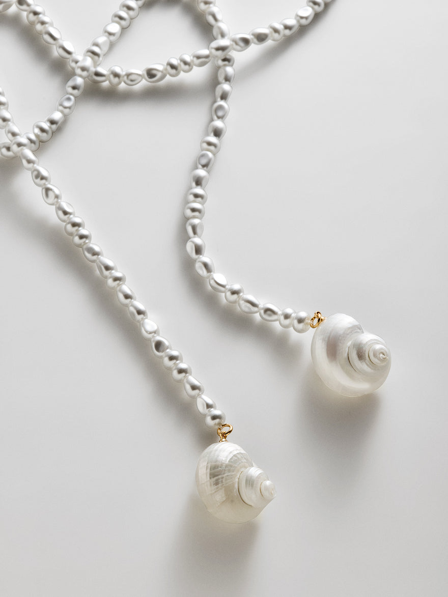 Santana Shell Belly Chain - Pearl