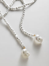 BaubleBar Santana Shell Belly Chain - Pearl - 
    Pearl waist chain 
  
