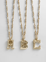 BaubleBar  - 
    Chunky custom necklace on gold chain 
  
