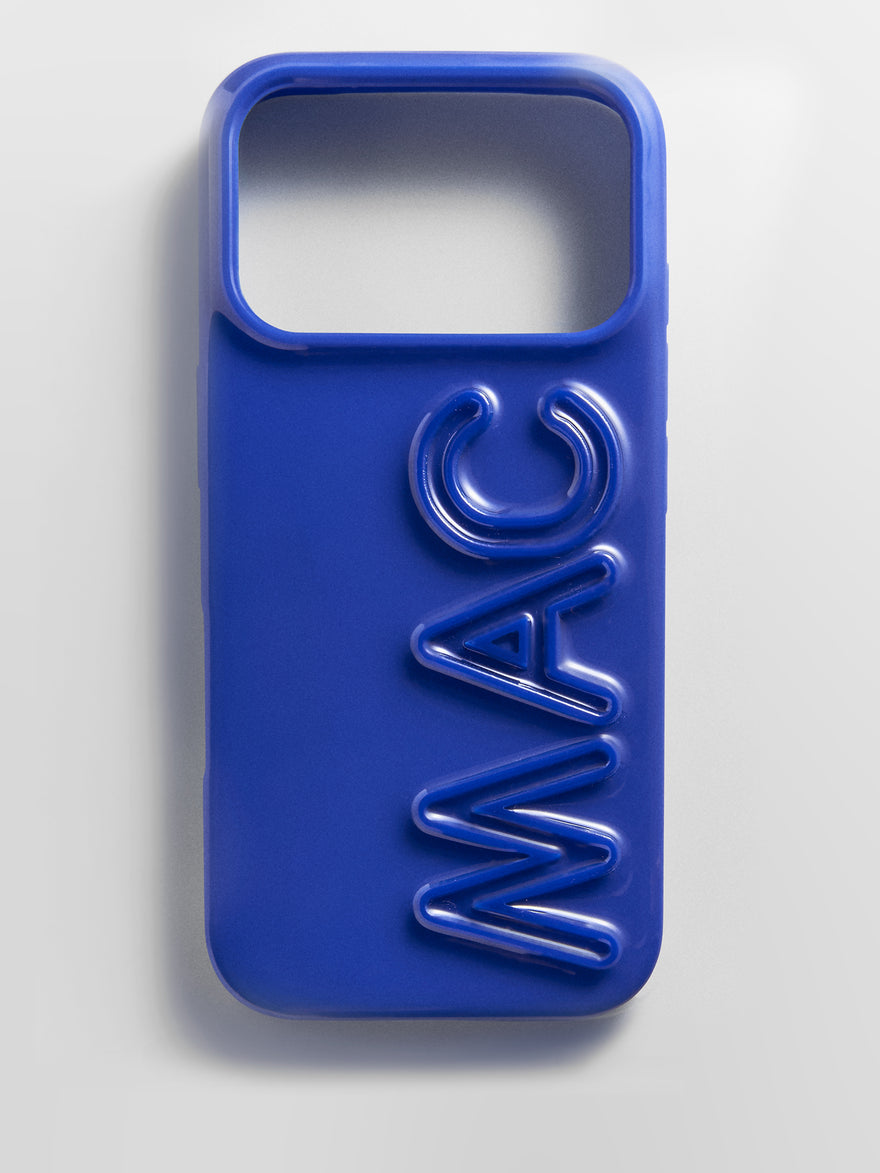 Fine Line Custom iPhone Case - Cobalt Blue/Cobalt Blue
